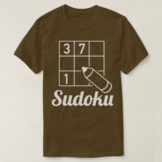 Sudoku-Puzzle 4 T-Shirt (Design vorne)
