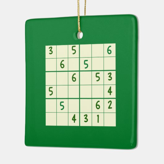 Sudoku Puzzle 6x6 Keramik Keramikornament (Links)
