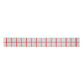 Sudoku Puzzle Design Satin Ribbon Satinband (Vorderseite)
