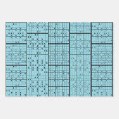 Sudoku Puzzle Design Wrapping Paper Geschenkpapier Set (Vorderseite 2)