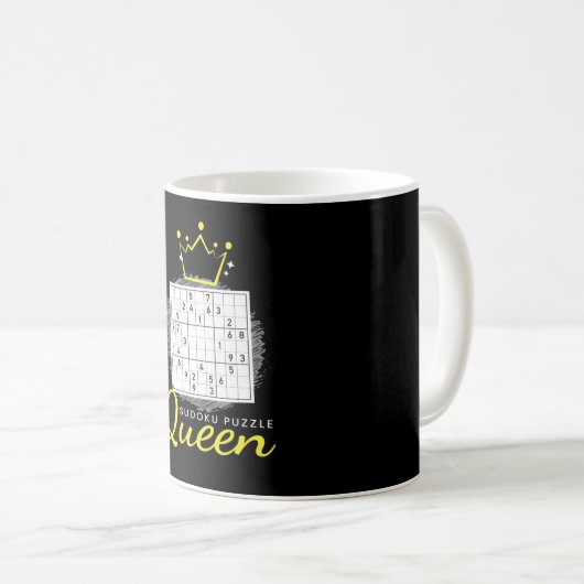 Sudoku Puzzle Queen Puzzle Japan Nerd Kaffeetasse (VorderseiteRechts)