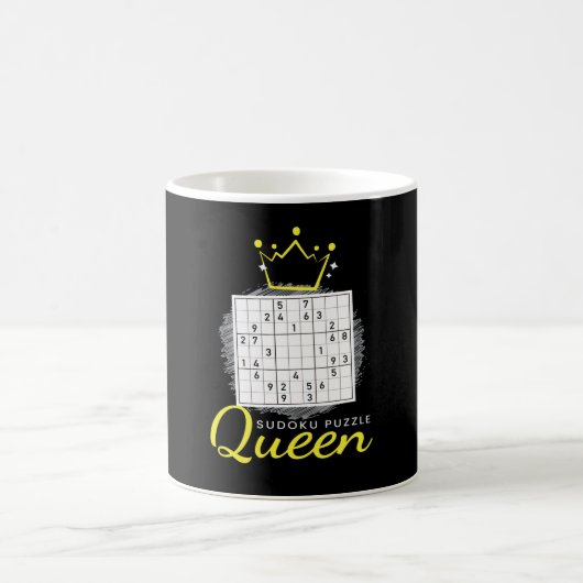 Sudoku Puzzle Queen Puzzle Japan Nerd Kaffeetasse (Mittel)