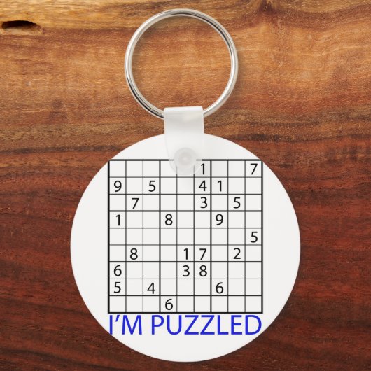 Sudoku Puzzle Schlüsselanhänger (Vorderseite)