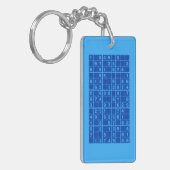 Sudoku Puzzle Schlüsselanhänger (Vorderseite links)