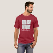 Sudoku Puzzles Design T-Shirt (Vorne ganz)