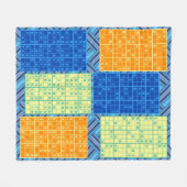 Sudoku Puzzles Fleecedecke (Vorderseite (Horizontal))