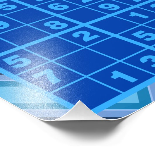 Sudoku Puzzles Fotodruck (Ecke)