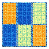 Sudoku Puzzles Fotodruck (Vorne)