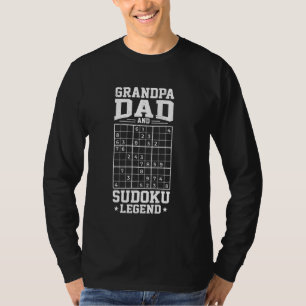 Sudoku-Puzzles für Sudoku Opa T-Shirt