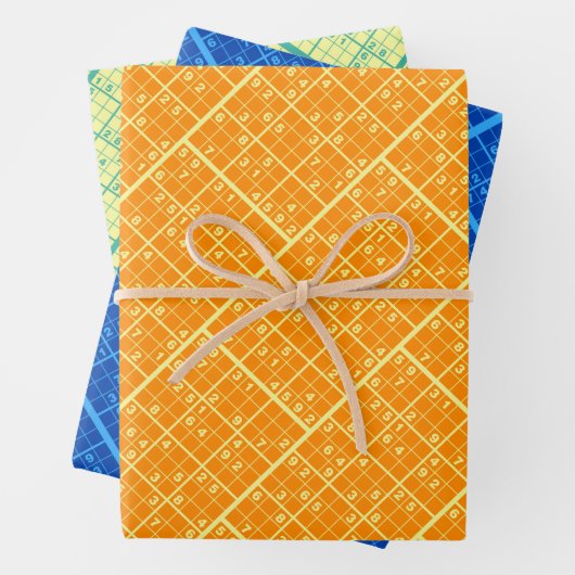 Sudoku Puzzles Geschenkpapier Set (Beispiel)
