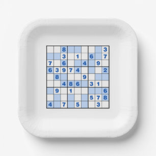Sudoku Puzzles Pappteller