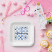 Sudoku Puzzles Pappteller (Party)