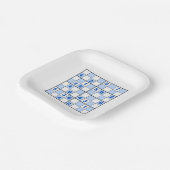 Sudoku Puzzles Pappteller (Gewinkelt)