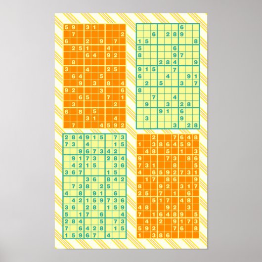 Sudoku Puzzles Poster (Vorne)
