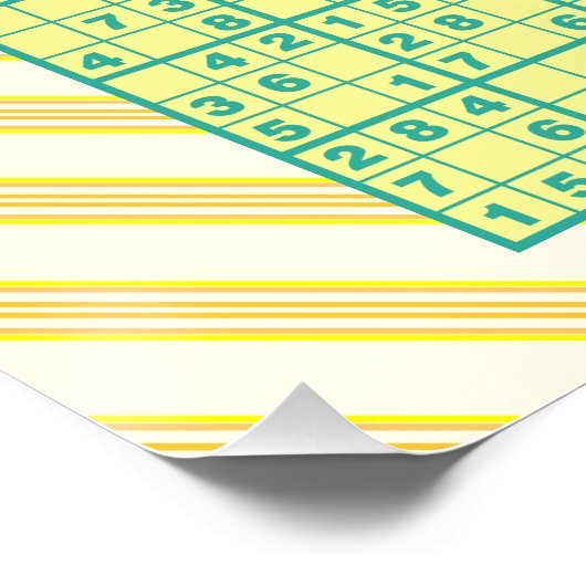 Sudoku Puzzles Poster (Ecke)
