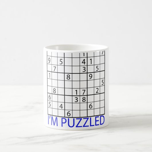 Sudoku Puzzlespiel Kaffeetasse (Mittel)