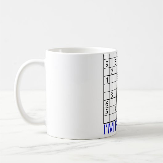 Sudoku Puzzlespiel Kaffeetasse (Links)