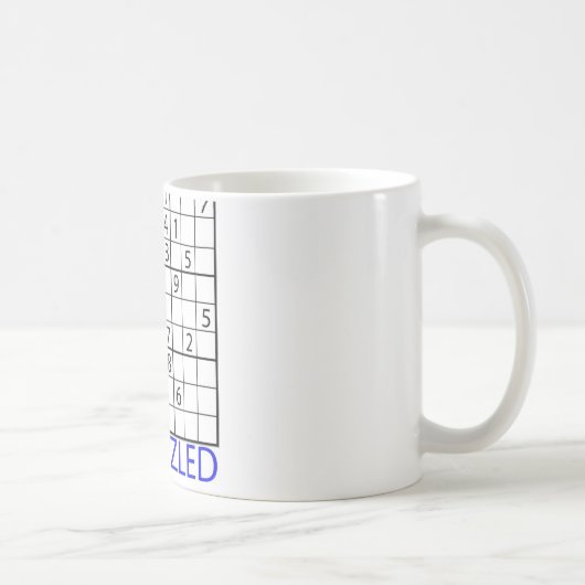 Sudoku Puzzlespiel Kaffeetasse (Rechts)