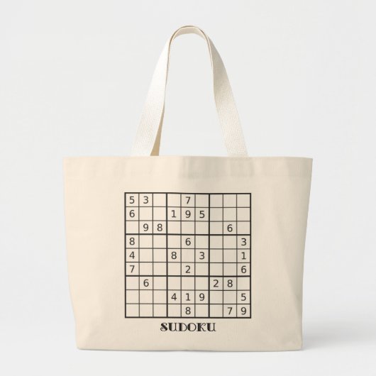 SUDOKU PUZZLESPIEL-TASCHE TRAGETASCHE (Vorne)