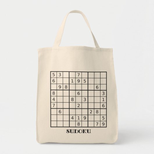 SUDOKU PUZZLESPIEL-TASCHE TRAGETASCHE (Vorne)