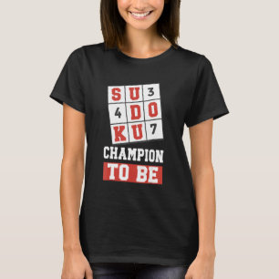 Sudoku-Rätsel Sudoku  Sudoku-Lösung Sodoku-Gitter  T-Shirt