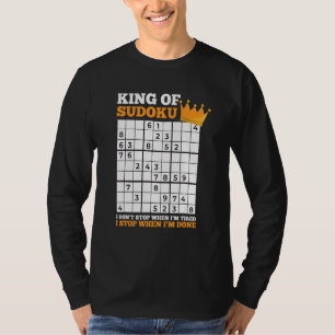 Sudoku-Rätsellösen für einen Sudoku-Meister für Mä T-Shirt