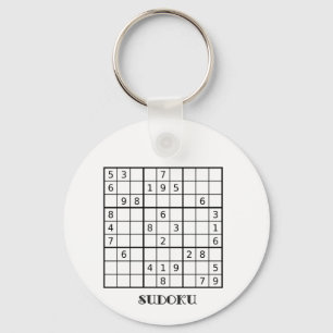 SUDOKU SCHLÜSSELRING SCHLÜSSELANHÄNGER
