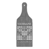 SUDOKU-Schneidbrett Schneidebrett (Vorderseite)