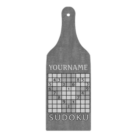SUDOKU-Schneidbrett Schneidebrett (Vorderseite)