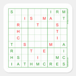 Sudoku Stickers - Weihnachtsherz