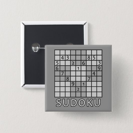 SUDOKU-Taste Button (Vorne & Hinten)