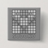 SUDOKU-Taste Button (Vorderseite)