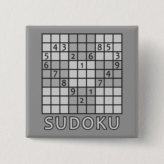 SUDOKU-Taste Button (Vorderseite)