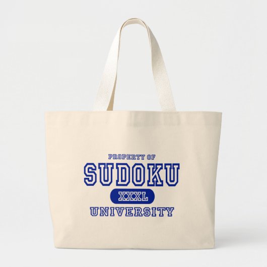 Sudoku Universität Jumbo Stoffbeutel (Vorne)