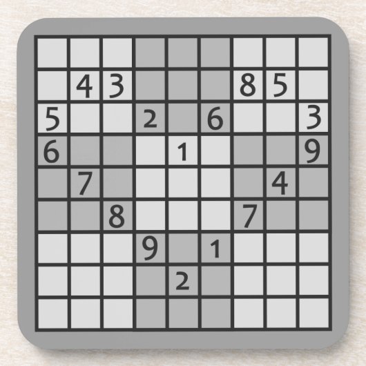 SUDOKU Untersetzer (Vorderseite)