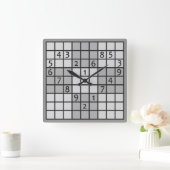 SUDOKU Wanduhr (Zuhause)