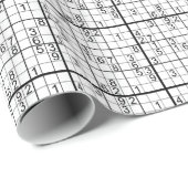 Sudoku Wrapping Paper - Ein Geschenk öffnen, ein S Geschenkpapier (Rolleneckpunkt)