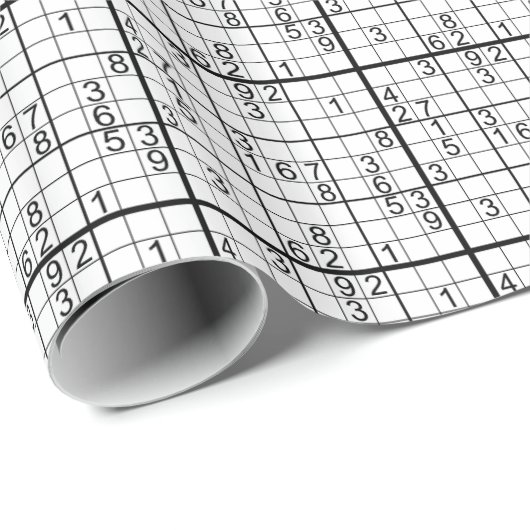 Sudoku Wrapping Paper - Ein Geschenk öffnen, ein S Geschenkpapier (Rolleneckpunkt)