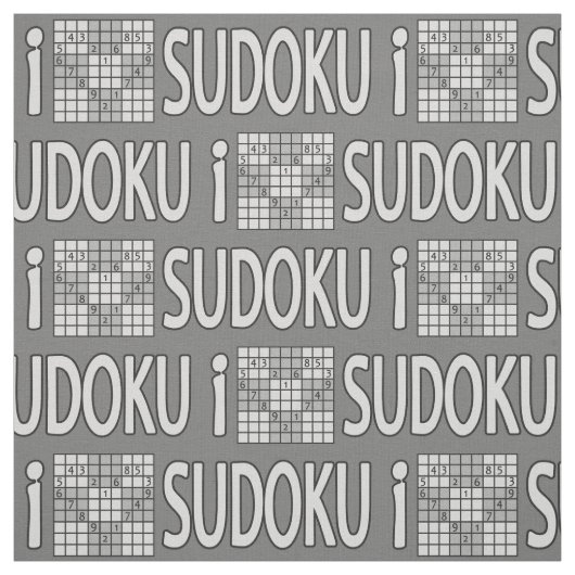 SUDOKU-Zollgewebe Stoff (Muster)