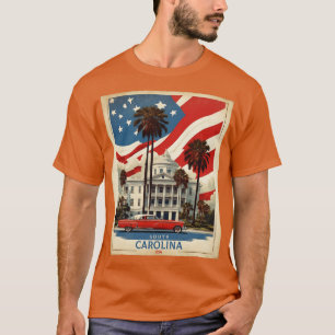 Südolina USA Tourismus Vinta T-Shirt
