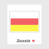 Südossetien - Alanien Aufkleber (Blatt)