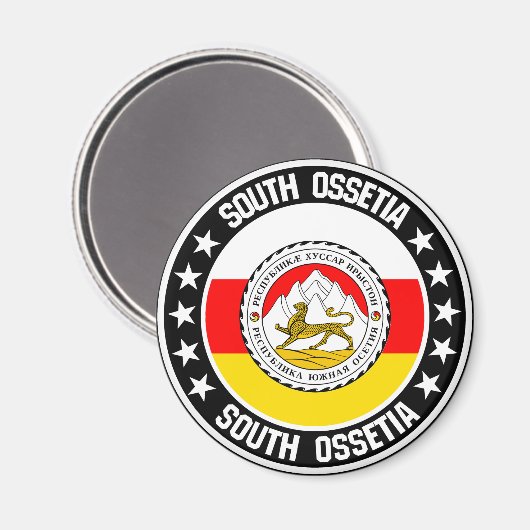 Südossetien Magnet (Vorderseite/Rückseite)