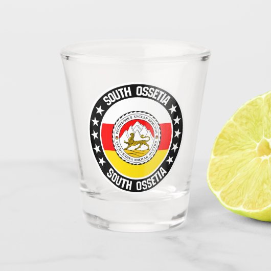 Südossetien Schnapsglas (Vorderseite)
