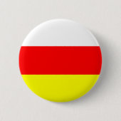 Südossetienflagge Button (Vorderseite)
