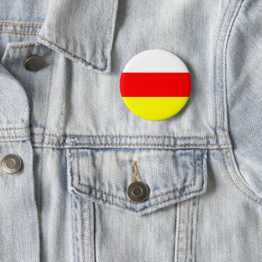 Südossetienflagge Button (Beispiel)