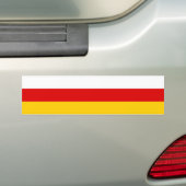 Südossetische Flagge Autoaufkleber (Auf Auto)