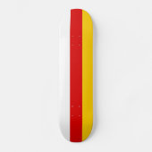 Südossetische Flagge Skateboard (Vorderseite)