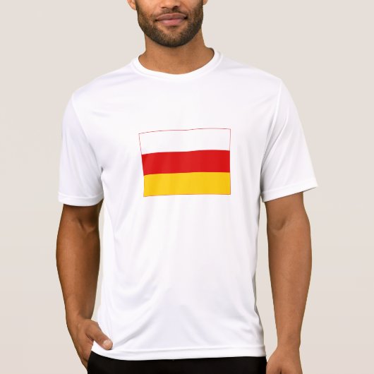 Südossetische Flagge T-Shirt (Vorderseite)