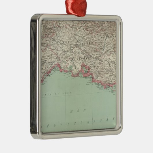 Südost-Frankreich Silbernes Ornament (Rechts)