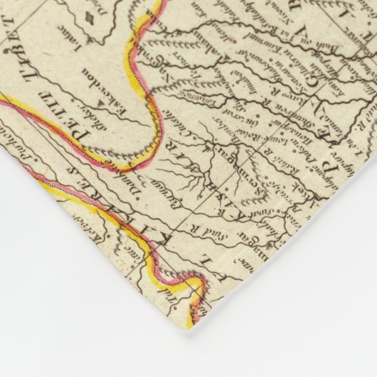 Südost. Indien Fleecedecke (Ecke)